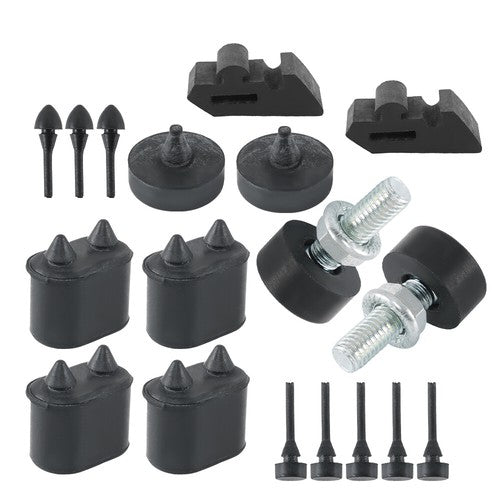 DURAFORCE Rubber Stoppers Bumpers Stopper Kit&Hood Adjusters For Chevrolet Camaro 1967-79