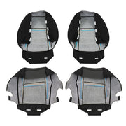 DURAFORCE Seat Cover Top Bottom Cloth For Chevy Silverado 1500 2500HD 3500HD 2007-2014