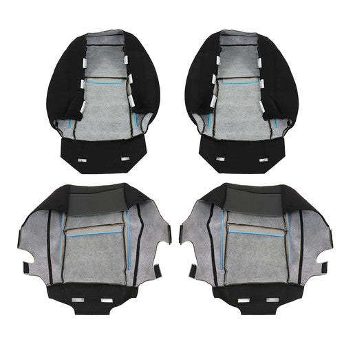 DURAFORCE Seat Cover Top Bottom Cloth For Chevy Silverado 1500 2500HD 3500HD 2007-2014
