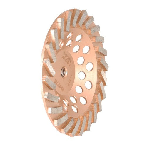 DURAFORCE 7" Diameter 5/8"-11 Arbor 24 Turbo Grinding Wheels for Concrete and Masonry US
