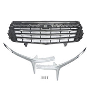 DURAFORCE For Chevrolet Equinox 2022-2023 Chrome Black Grille Bumper Replacement