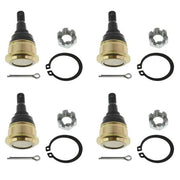 DURAFORCE Upper Lower 4 Pack Ball Joint Fit For 2015-2019 Yamaha Viking VI 5LP-23579-00-00