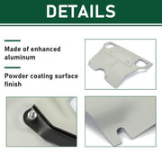 DURAFORCE Aluminium Front Engine Skid Plate Undercover For Toyota Tacoma 05-2015 Silver