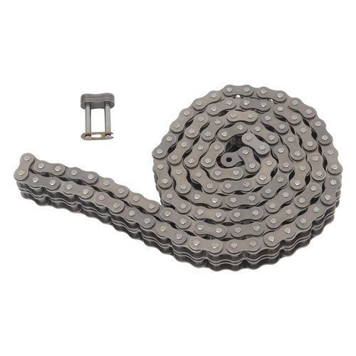 DURAFORCE #80-2 Duplex Double Strand Roller Chain x 10 feet + 2 Connecting Links