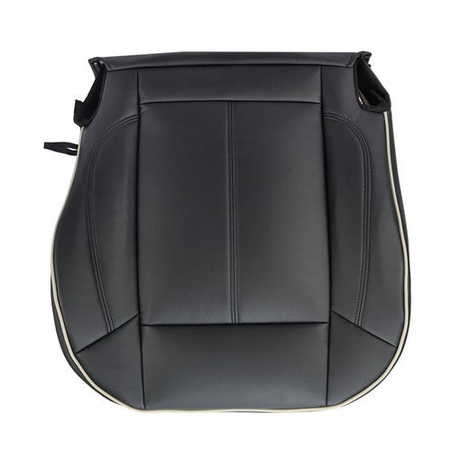 DURAFORCE NEW Black Leather For Hummer H3 2006-2010 Driver&passenger Bottom Seat Cover
