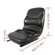 DURAFORCE For Case Backhoe Loader 580C 580D 580E 580L 580M Skid Steer Loader Black Seat