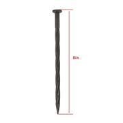 DURAFORCE 80PCS 8 Inch Plastic Landscape Anchoring Spikes, Garden Spiral Landscape Spikes