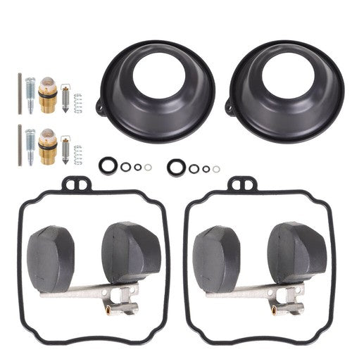 DURAFORCE 2X Carburetor Repair Kit Rebuild Float Fit For Yamaha XVS650 V-STAR 1998-2015