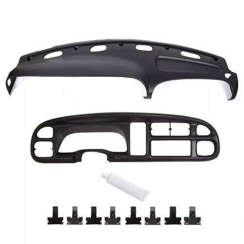 DURAFORCE Black Dash Bezel Dashboard Cover for 1998-2001 Ram 1500 1998-2002 Ram 2500 3500
