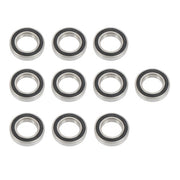 DURAFORCE 10Pcs 6008-2RS Bearings 40×68×15mm Double Rubber Seals Deep Groove Ball Bearing