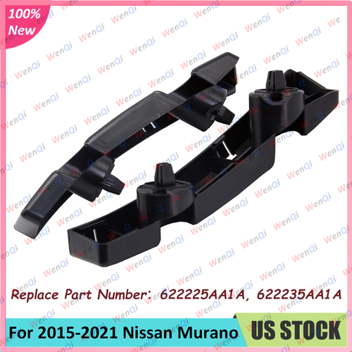 Pair For 2015-2020 2021 Nissan Murano Front Bumper Fender Brackets 622225AA1A