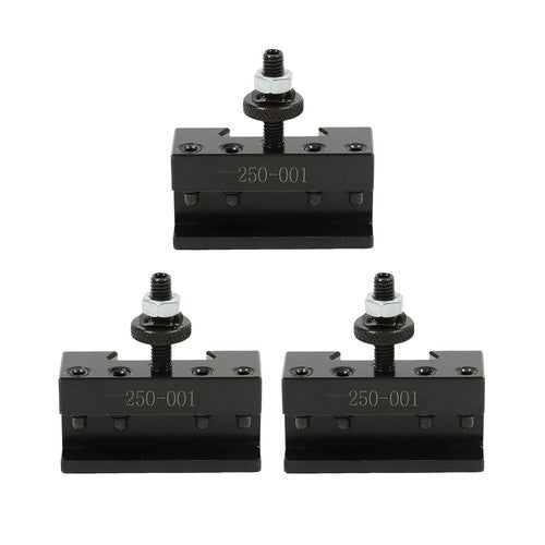 DURAFORCE 3 PCS OXA #1 Quick Change Turning & Facing Lathe Tool Post Holder 250-001 New