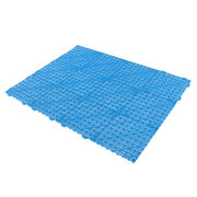 DURAFORCE 55PCS 12 x 12in Interlocking Drainage Floor Tiles Modular Interlocking Tile Blue