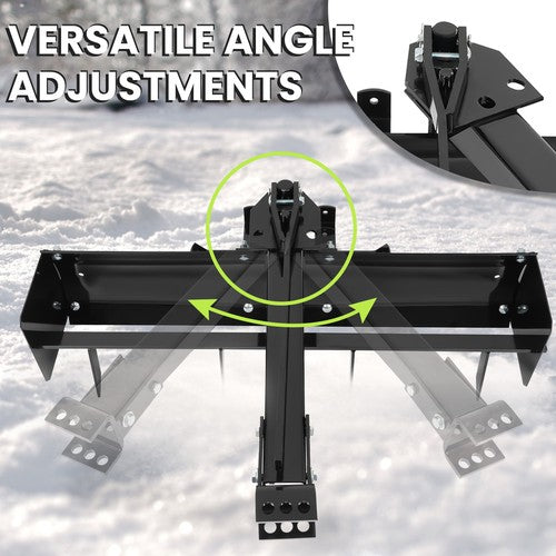 DURAFORCE 40" Steel Adjustable Tow Behind Box Scraper Blade For Lawn Garden Tractors