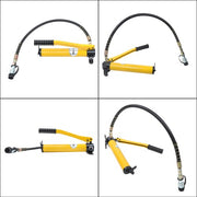 DURAFORCE 5 Ton Hydraulic Jack Power Ram Kit and CP-180 Manual Hydraulic Hand Pump