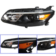 DURAFORCE Headlamps Halogen Clear Lens Fit For Chevy Malibu 2016-2018 LH/Driver Headlights