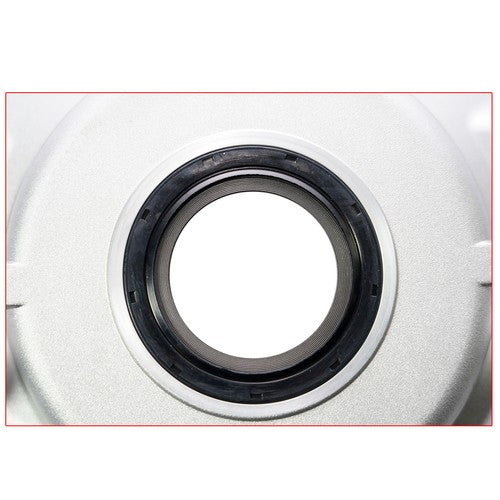 DURAFORCE New Timing Cover w/ 10an Turbo Oil Drain Fitting for GM LS Gen 3 4.8 5.3 5.7 6.0