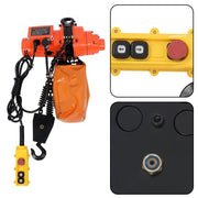 DURAFORCE 2200lbs Electric Chain Hoist 110V 10ft Lifting Height,10ft Wired Remote Control