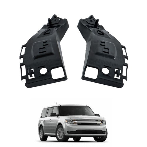 DURAFORCE Suitable For Ford Flex 2009-2019 Pair Front Bumper Rail Retainer Support Bracket