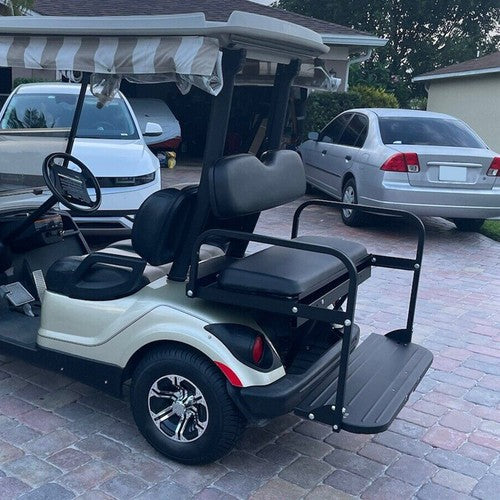 Flip Folding Rear Seat Back Kit for Yamaha Drive G29 Golf Cart 2007-2016
