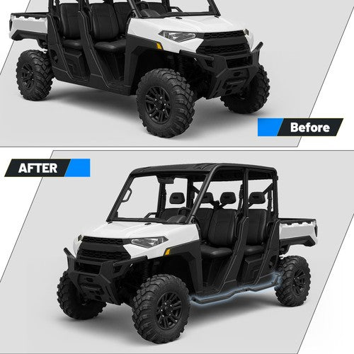 Rock Sliders Nerf Bars Side Steps for Polaris Ranger Crew XP 1000 2019-25 24