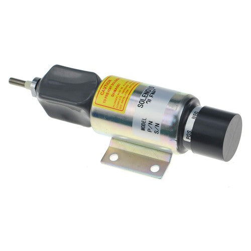 DURAFORCE 12V Fuel Shutoff Stop Solenoid Valve 2001-12E2 for Woodward 3 Terminals