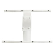 DURAFORCE For 6 Lug Wheel Trailer Spare Tire Carrier Silvery Aluminium W/Mounting Hardware