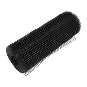 DURAFORCE Hardware Cloth 19 Gauge Black PVC Coated Wire Fencing Garden Fence Roll 1/2inch