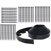 DURAFORCE Lawn Border L-shaped Lawn Garden Edging Kit 40FT With 40Pcs Anchoring Spikes