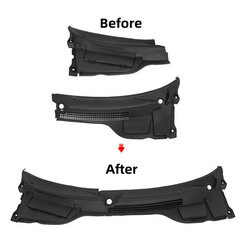 Windshield Cowl Cover Apron For Mini Cooper R55 R56 R57 07-15 Pair Left Right
