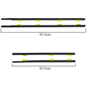 DURAFORCE Window Weatherstrip 4PC Sweep Molded Trim Outer Black for Honda CR V 2005 EX