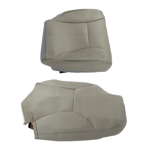 DURAFORCE Driver For Dodge Ram 1500 2500 3500 SLT 1998-2002 Bottom&Top Leather Seat Cover
