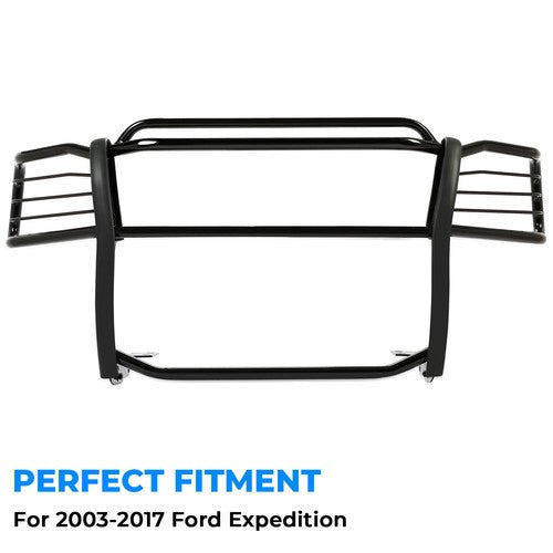 Front Bumper Bar Grill Guard Brush Black for Ford Expedition 2003-2017