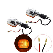 DURAFORCE Front Pair turn signal indicators For Honda V45 VF750C VF700C with stem