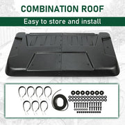 DURAFORCE Full Size Hard Top Roof For Polaris Ranger 500 570 800 Ranger Diesel 2011-2014