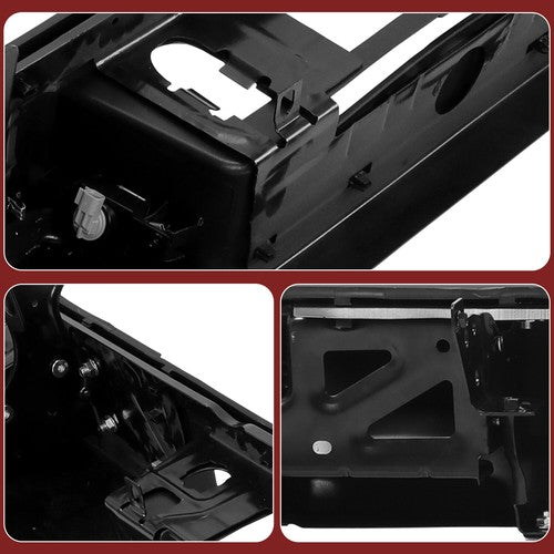 DURAFORCE For 2014-2018 Chevy Silverado Sierra 1500 Black Rear Step Bumper w/o Sensor