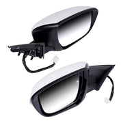 DURAFORCE 2Pcs Door Mirrors Power Heated with Camera LH & RH for Nissan Rogue 2.5L 2.0L l4