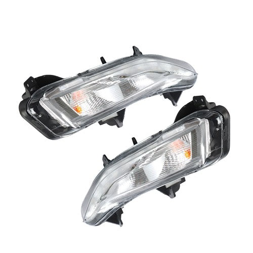 DURAFORCE For Chevy Malibu 2019-2022 Bumper Turn Signal Lights W/LED DRL Fog Lamps RH&LH