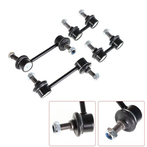 DURAFORCE 4x Front & Rear Stabilizer Sway Bar End Link Set For 1993-1997 Geo Prizm 1.6L I4