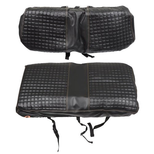 DURAFORCE For Club Car Precedent Seat Cushion Black Golf Cart Diamond Seat Cover Kit
