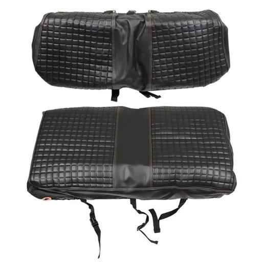 DURAFORCE For Club Car Precedent Seat Cushion Black Golf Cart Diamond Seat Cover Kit
