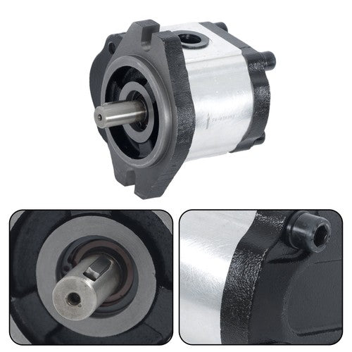 DURAFORCE 5/8" Keyed Shaft,Hydraulic Gear Pump 1-4 GPM SAE A-2 Bolts CCW Cast Iron Flange