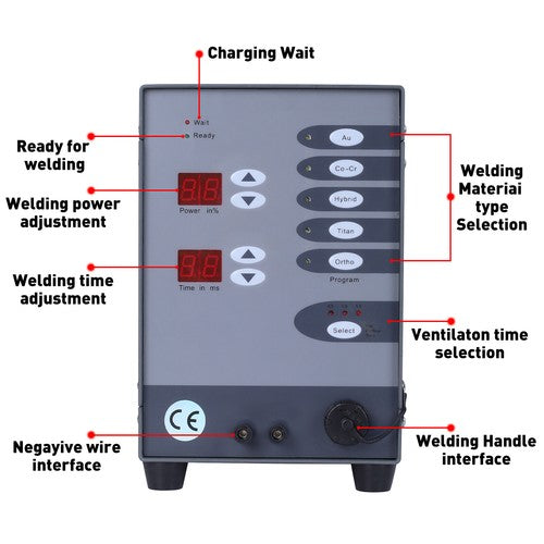 DURAFORCE Automatic CNC Spot Welding Handheld Permanent Jewelry Welder Kits AC 110V 60Hz