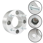 DURAFORCE Wheel Spacers For Honda 4x110 2" 74mm Hub Bore M10x1.25 Studs 4Pcs Silver