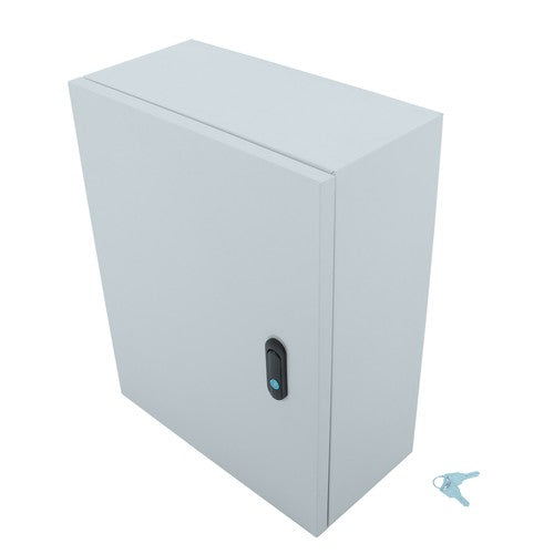 DURAFORCE Steel Enclosure, 20 × 16 × 8" NEMA 4X Electrical Box, IP56 Waterproof Outdoor