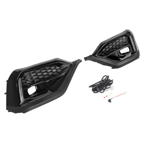 DURAFORCE For 2022-2024 Subaru WRX STI sequential LED Turn Signal DRL Fog Bezel Light Pair