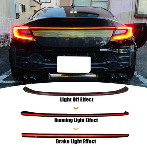 DURAFORCE For 2022-2024 Subaru BRZ Toyota GR86 LED Trunk Light Bar Rear Brake Lamp Trim