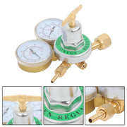 DURAFORCE Brass Oxygen Regulator CGA540 Pressure Gauge Victor Type Solid Brass