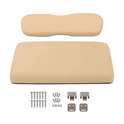 DURAFORCE Golf Cart Beige Front Seat Bottom+Back Cushion Set For Club Car DS 2000.5-Up