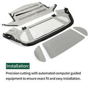 DURAFORCE For Mercedes R129 300SL SL500 600 90-02 Convertible Soft Top w/ Plastic Windows